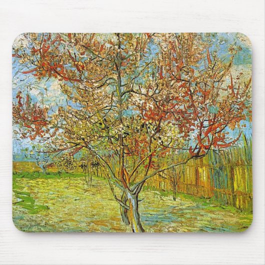 Roze pekelboom in Blossom Reminiscence of Mauve Muismat (Voorkant)