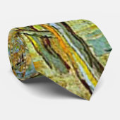 Roze pekelboom in Blossom Reminiscence of Mauve Stropdas (Opgerold)