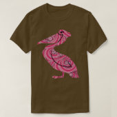 Roze Pelican T-shirt (Design voorkant)