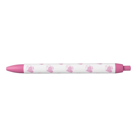 Roze pen met hart (Voorkant)