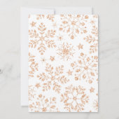 Roze Penguin Birthday Uitnodiging (Achterkant)