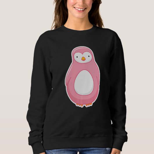 Roze Penguin Trui (Voorkant)