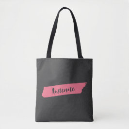 Roze penseel Austenite Bookish Tote Bag