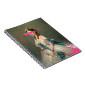 Roze penseelstreek  Portret Notitieboek (Rechterzijde)