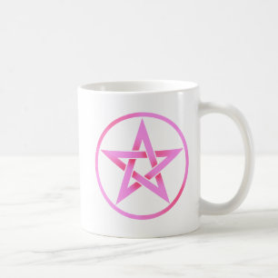Roze Pentagram Pentacle Koffiemok