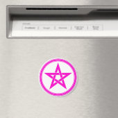 roze pentakel magneet (Insitu (Vaatwasser))