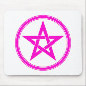roze pentakel muismat (Voorkant)