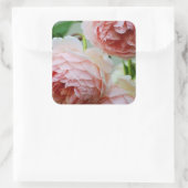 Roze Peony Envelope Seal Stickers (Tas)