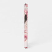 Roze Peony Hoesje-Mate iPhone Case iPhone Hoesje (Rechterkant)