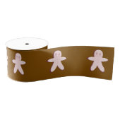 Roze peperkoek kerstboom grosgrain lint (Spoel)
