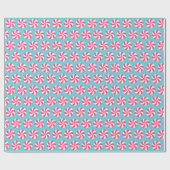 Roze Pepermunt Cadeaupapier (Vlak)