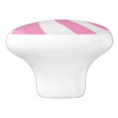 Roze Peppermint Snoep Knop Drager (Zijkant)