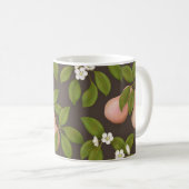 Roze peren (donkerbruin) koffiemok (Voorkant rechts)