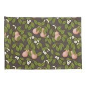 Roze peren (donkerbruin) kussensloop (Achterkant-Rechts)