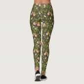 Roze peren (donkerbruin) leggings (Achterkant)