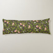 Roze peren (donkerbruin) lichaamskussen (Achterkant)