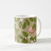 Roze peren (lichtbruin) koffiemok (Voorkant rechts)