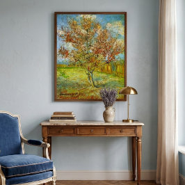 Roze perenboom in bloei door Vincent van Gogh Poster