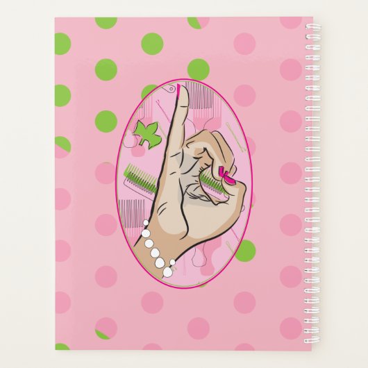 Roze perfect planner (Achterkant)