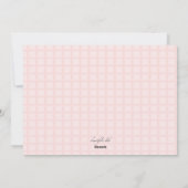 Roze perfecte fotopaaskaart feestdagenkaart (Achterkant)