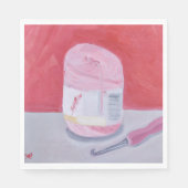 Roze perfectie servet (Voorkant)