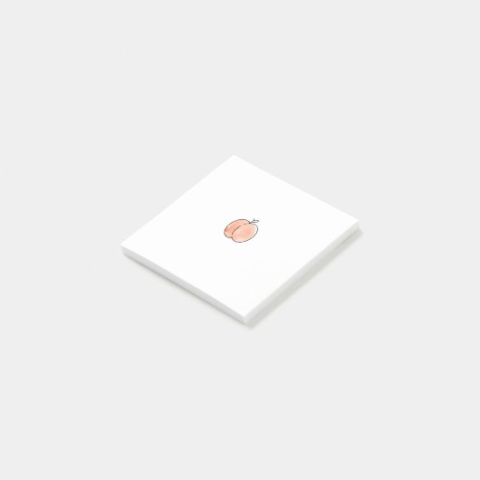 Roze perforatievruchten post-it® notes (Schuin)