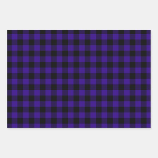 Roze periwinkle en Paarse buffelplaat Inpakpapier Vel (Voorkant 3)