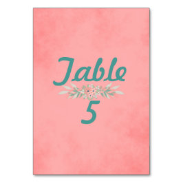 Roze perkament bloemenbruiloft kaart