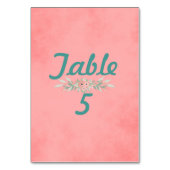 Roze perkament bloemenbruiloft kaart (Voorkant)