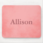 roze  perkament muismat (Voorkant)