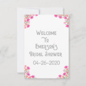 Roze & persbriefing Uitnodiging #1 (Voorkant)