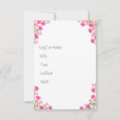 Roze & persbriefing Uitnodiging #1 (Achterkant)