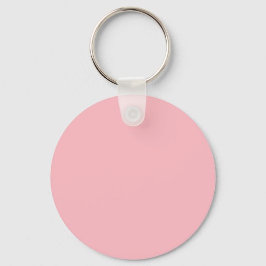 Roze perskoeken, prinses met  diameter sleutelhanger (Achterkant)