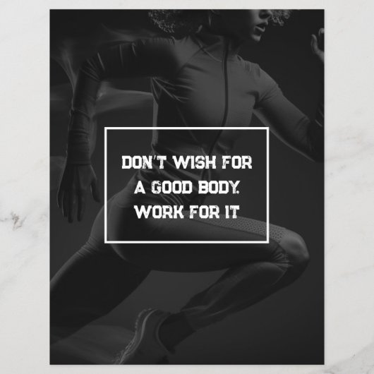 Roze Personal Trainer en Fitness Coaching Flyer (Achterkant)