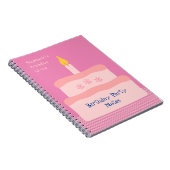 Roze personaliseer de gebeurtenissenplanner van de notitieboek (Rechterzijde)