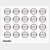 ROZE | PERSONALISEERDE ZEEP EN KANDLE STICKER (Vel)