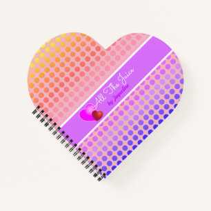 ROZE PERSOONLIJK DAGBOEK met JOUW NAAM in Paarse T Notitieboek