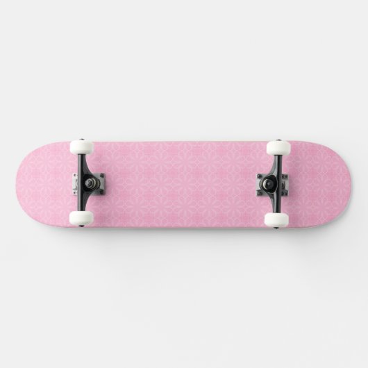 Roze Persoonlijk Skateboard (Horizontaal)