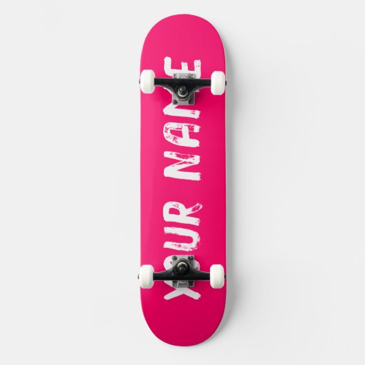 Roze Persoonlijk Skateboard (Voorkant)