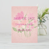 Roze & Perzik #6 Save The Date (Staand voorkant)