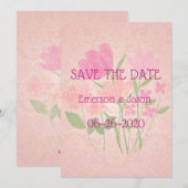 Roze & Perzik #6 Save The Date (Voorkant / Achterkant)