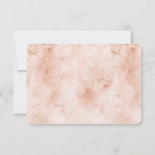 Roze Perzik Abstract RSVP (Achterkant)