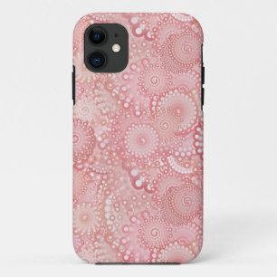 Roze, perzik draaikolkpatroon Case-Mate iPhone case