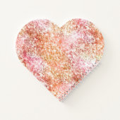 Roze perzik eenhoorn glitter notitieboek (Achterkant)