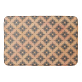 Roze, Perzik en Bronze Diamond Burst Pattern Badmat (Voorkant)