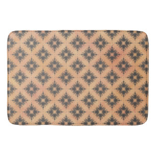 Roze, Perzik en Bronze Diamond Burst Pattern Badmat