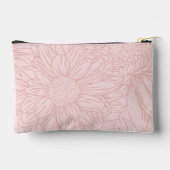 Roze Perzik op Roze Chrysanten met Naam Etui (Achterkant)