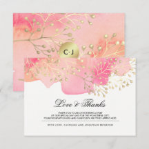 Roze perzik takken bruiloft