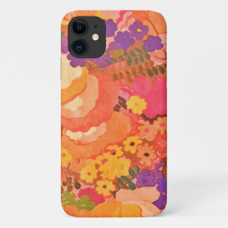 -roze perzikbloemen Botanische Waterverf Case-Mate iPhone Case