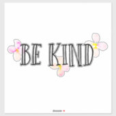  roze perzikbloemen zijn vriendelijk sticker (Vel)